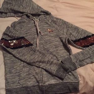 PINK bling perfect full-zip